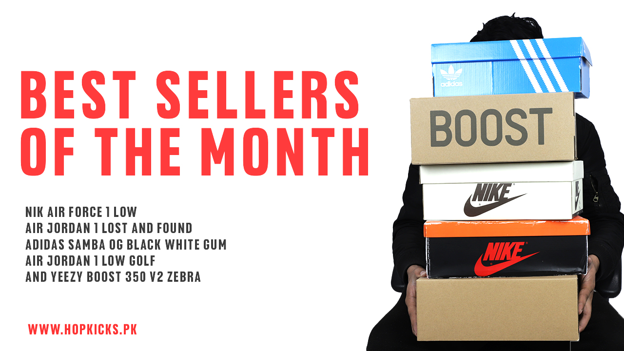 Best Sellers of The Month (Hyped Sneakers)